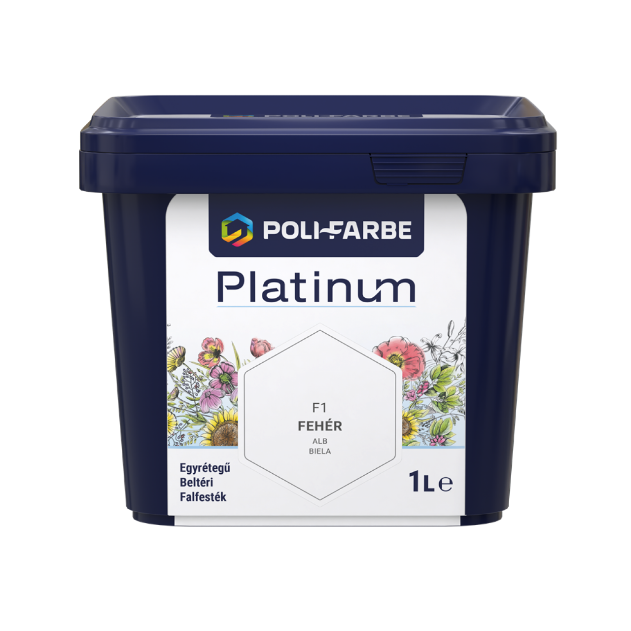 PLATINUM SZÍNES BELTÉRI 1L F1 DISZP FALFESTÉK FEHÉR 1010101081